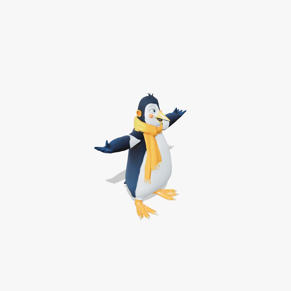 Playful Penguin model pack